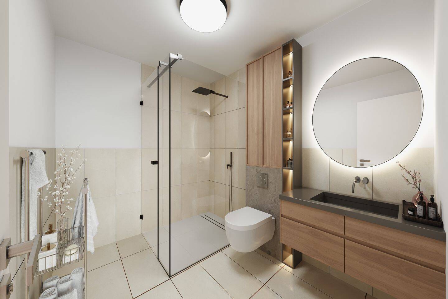 Modernes Neubau-Juwel in Moosach: Exklusive 2-Zimmer-Wohnung mit Balkon – München – Vorschaubild 7