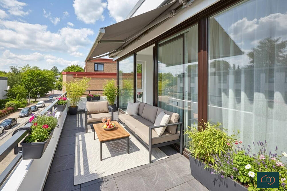 Lichtdurchflutetes Apartment mit Dachterrasse! – Hamburg – Vorschaubild 2