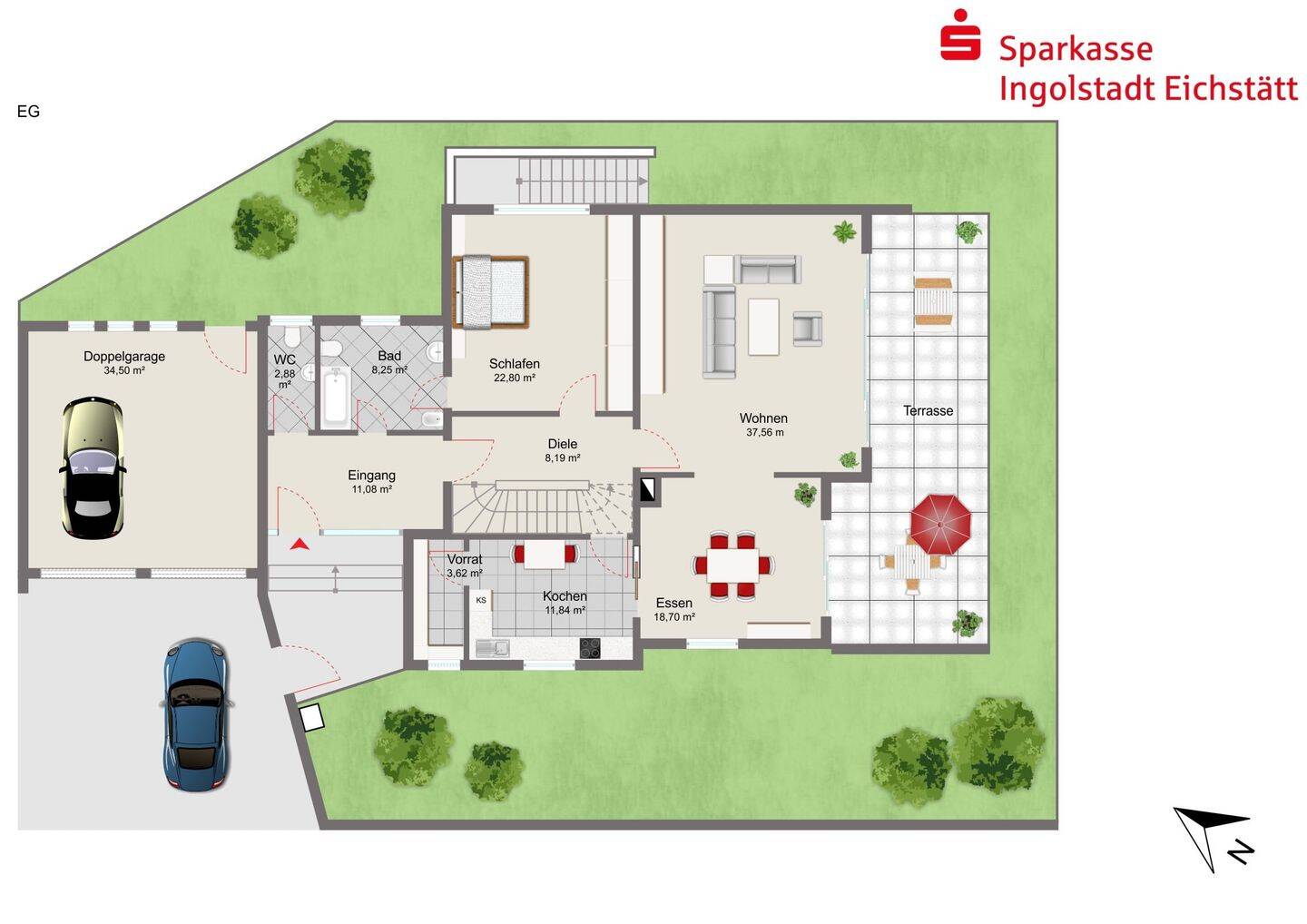 Einfamilienhaus in Ingolstadt-Haunwöhr - Platz für Familie, Hobby und mehr – Ingolstadt – Vorschaubild 8