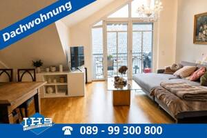 Großzügige und sonnige 3-Zimmer-Dachwohnung mit 2 Balkonen in Heimstetten – 85551 Kirchheim bei München – Vorschaubild 1