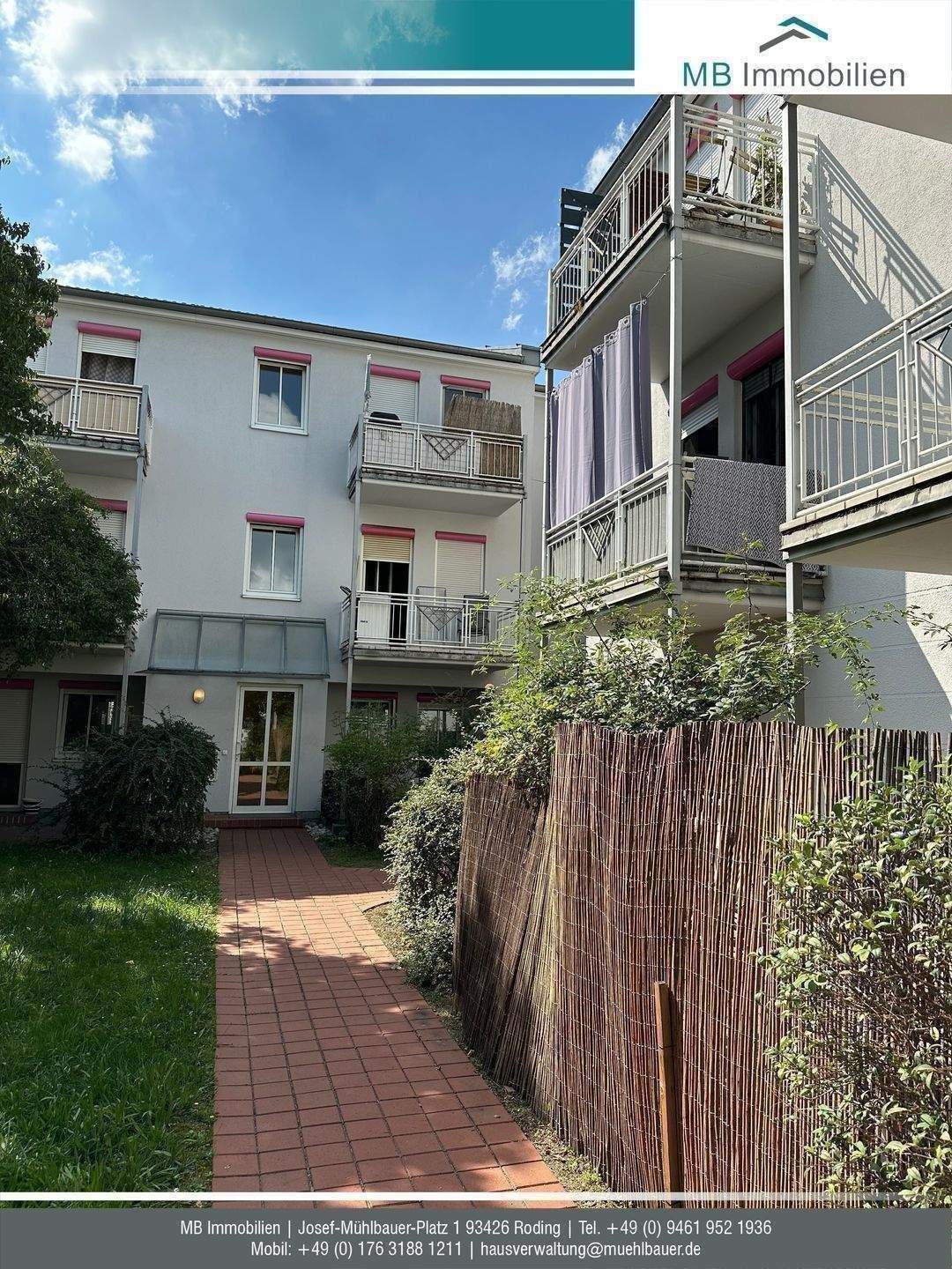Frisch Renovierte 1-Zimmer Wohnung in entspannter Lage mit Terrasse – Regensburg – Vorschaubild 3