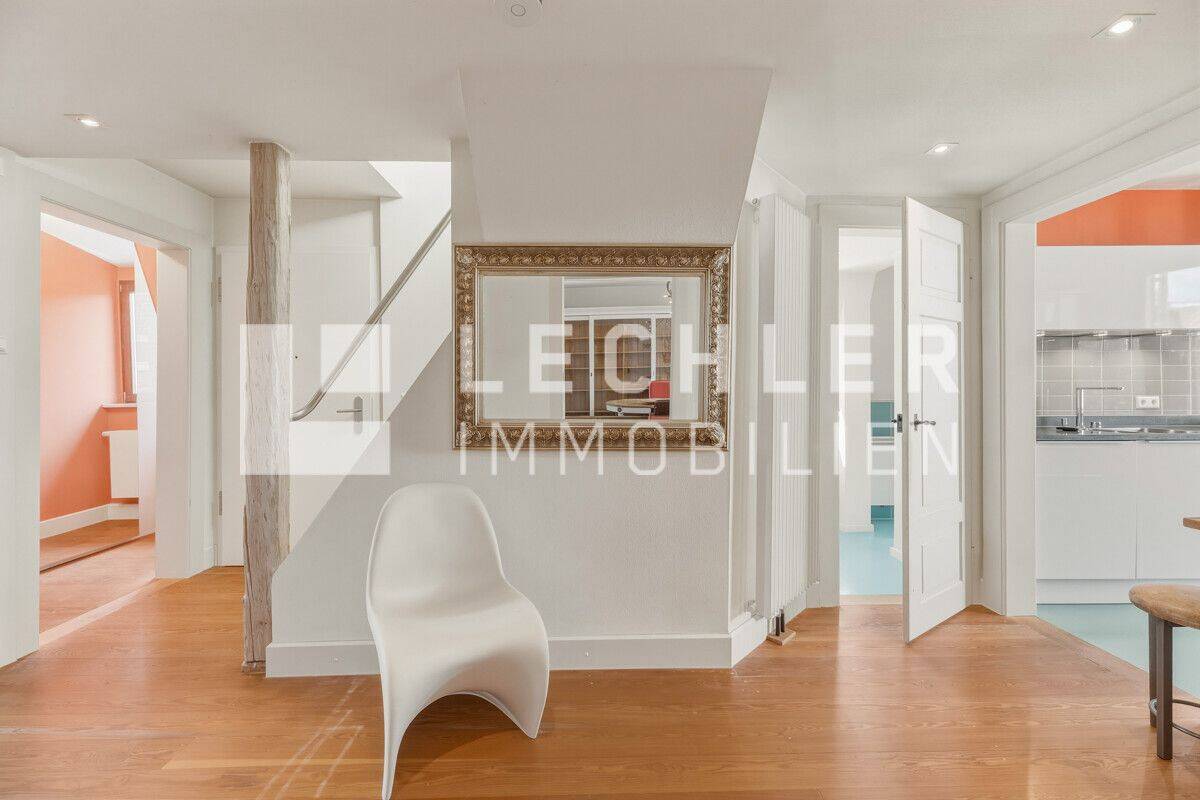 FÜR LIEBHABER BESONDERER ARCHITEKTUR: 3-ZIMMER-MAISONETTE IN S-OST – 70188 Stuttgart – Bild 1 von 6