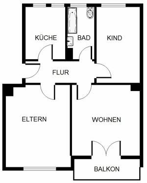 3-Zimmer-Wohnung in Gelsenkirchen Hassel – 45896 Gelsenkirchen – Vorschaubild 3