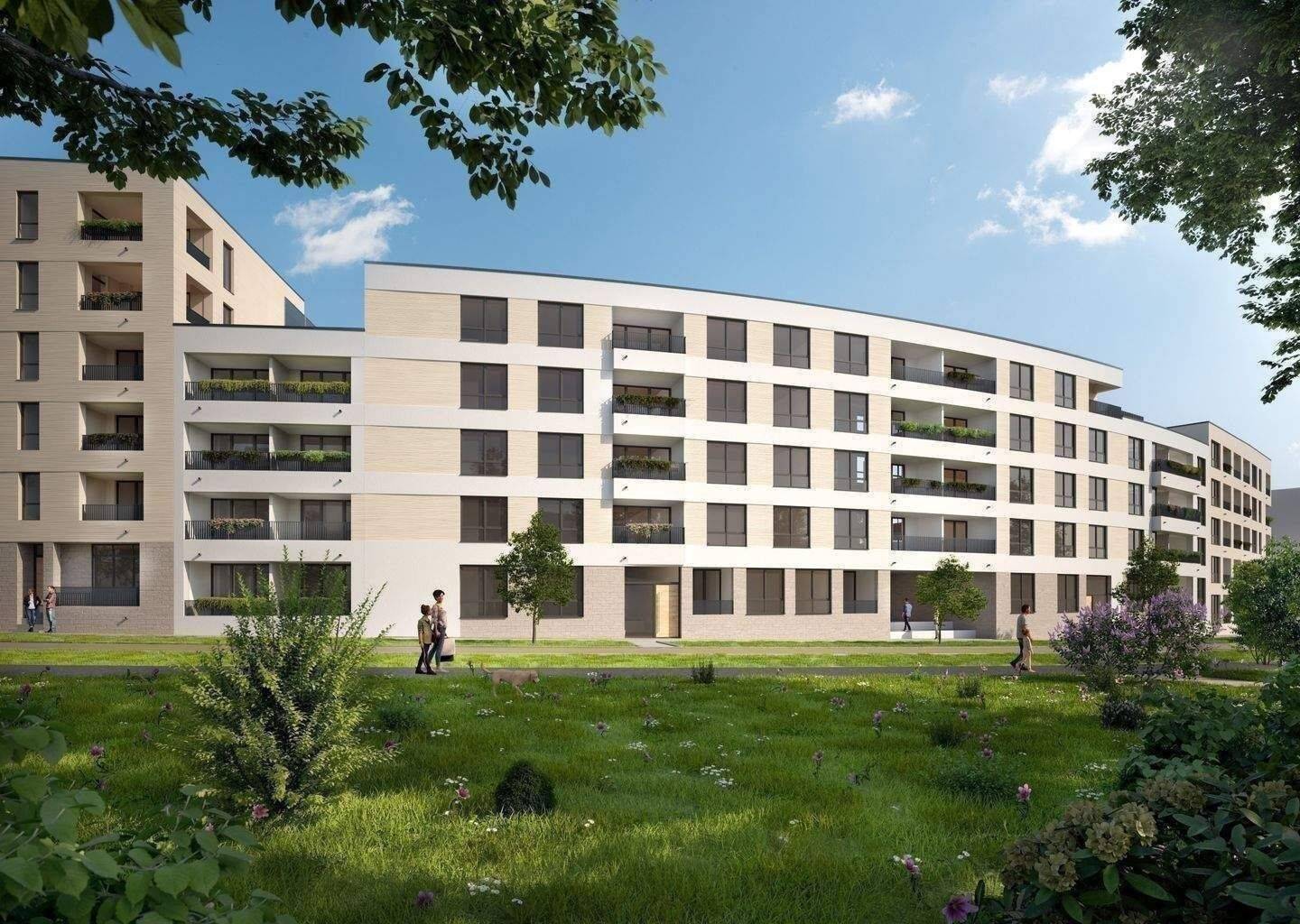 Zum Jahresende einziehen: 2 Zimmer-Neubauwohnung mit Einbauküche in bester Stadtlage – Nürnberg – Vorschaubild 2