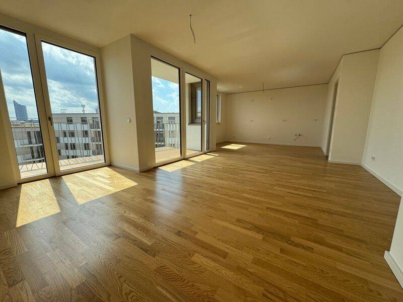 Attraktiv! 4-Zimmer-Wohnung mit 2 Balkonen und traumhafter Aussicht im Erstbezug