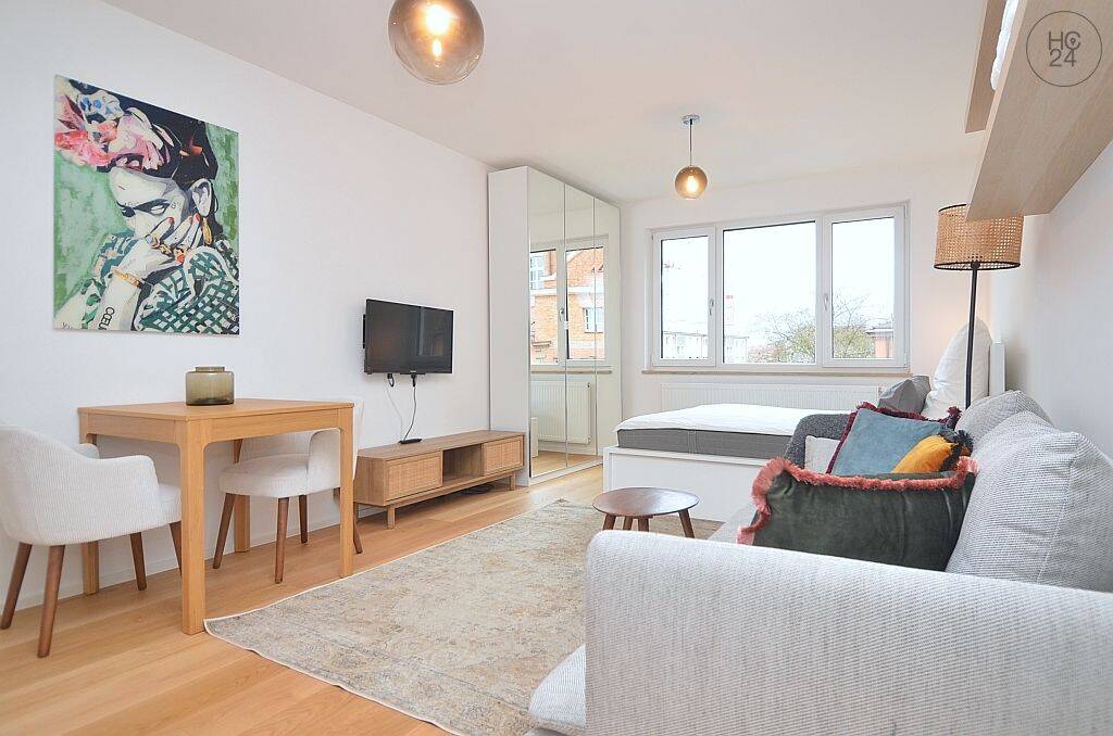 Exklusiv möbliertes 1-Zimmer-Apartment mit WLAN in St.-Johannis – Nürnberg – Vorschaubild 2