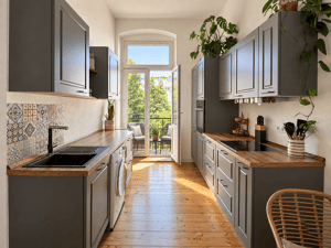 Charmanter Altbau in Bilk - frei werdende 2-Zimmer-Wohnung mit Balkon zum Innenhof – 40223 Düsseldorf – Vorschaubild 3