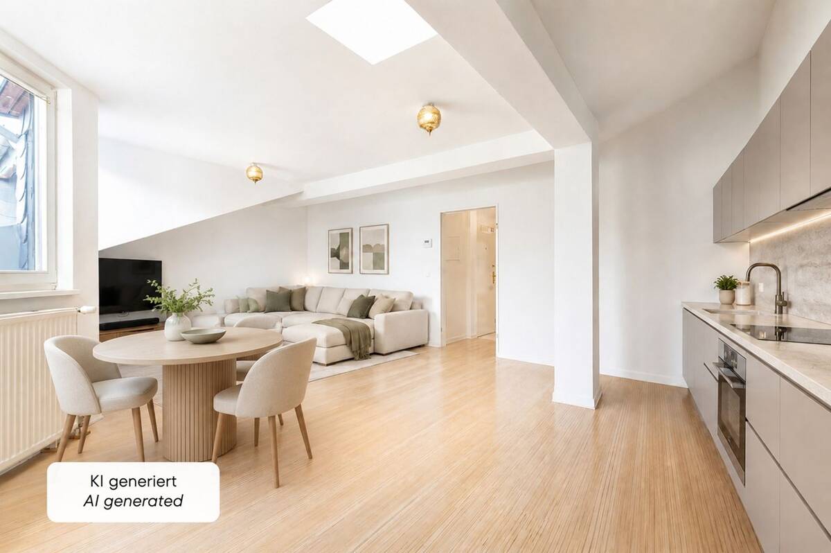 Gartenstraße, Mitte: DG-Wohnung mit großer Terrasse; alternativer Grundriss mit drei Zimmern möglich – 10115 Berlin – Bild 1 von 9
