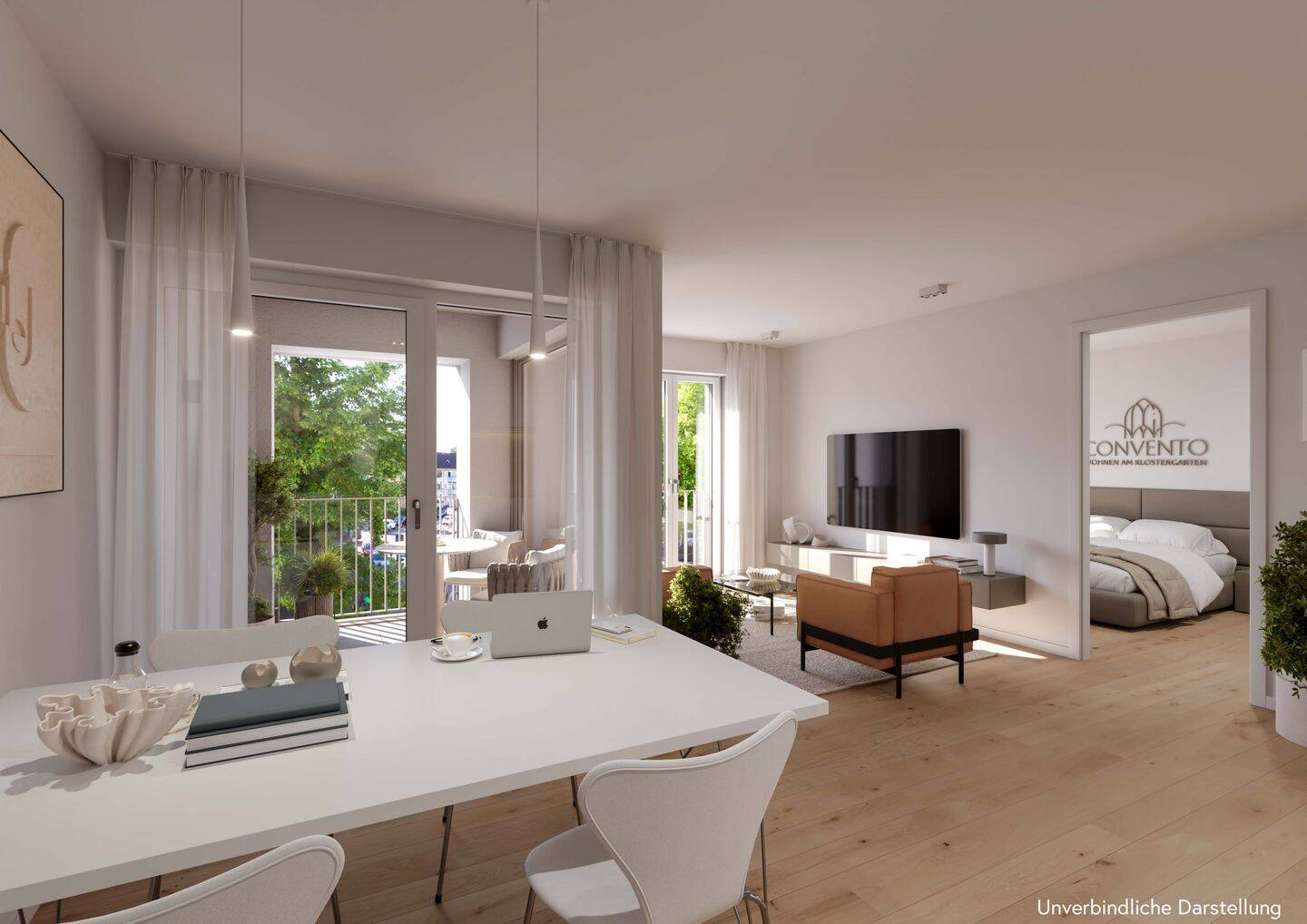 Exklusive 3-Zimmerwohnung mit Blick auf den Klostergarten – Köln – Vorschaubild 9
