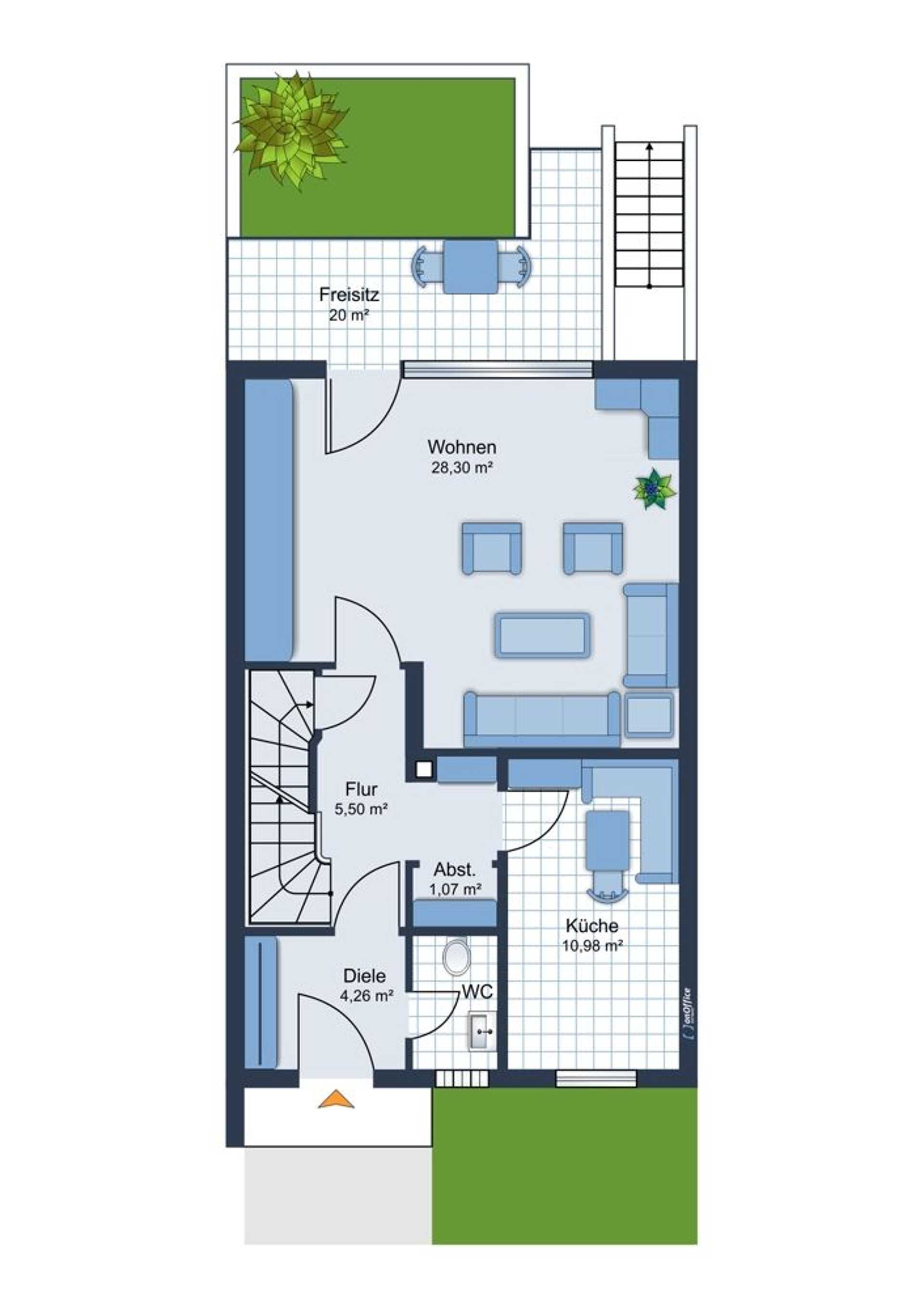 Reihenmittelhaus in 96450 Coburg mit 110 m² kaufen