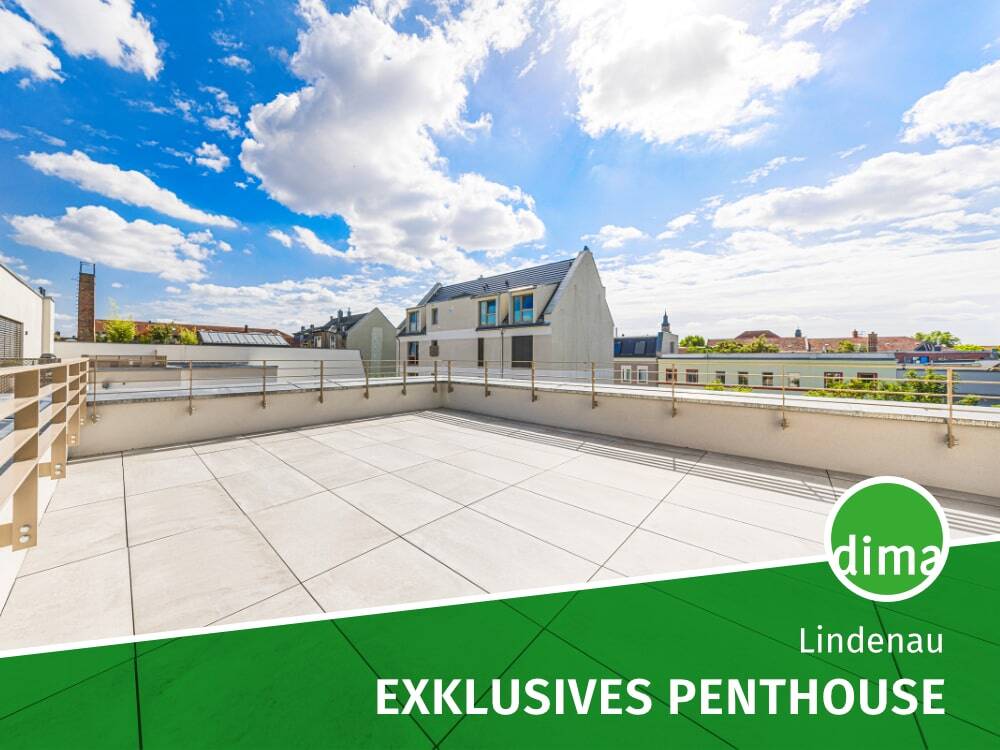 Penthouse im Hinterhaus mit großer Sonnen-Terrasse, Kamin, Einbauküche, TG-Stellplätzen u.v.m.