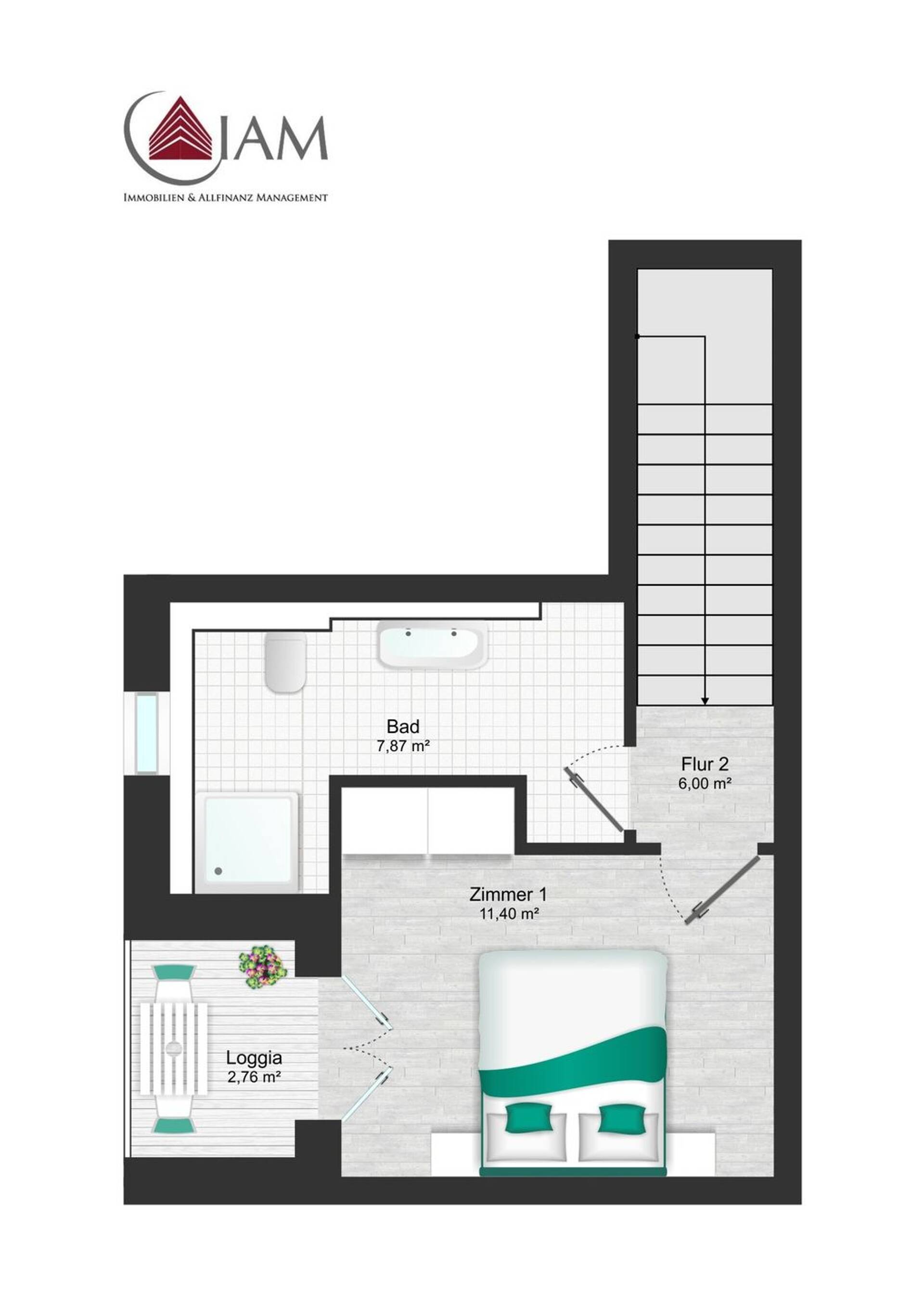 Maisonettewohnung in 63067 Offenbach mit 61,26 m² kaufen