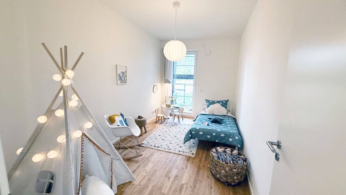 Endetage mit Dachterrasse & zwei Bädern - moderne 3-Zi.-Wohnung mit lichtdurchflutetem Wohnbereich – Hamburg – Vorschaubild 9