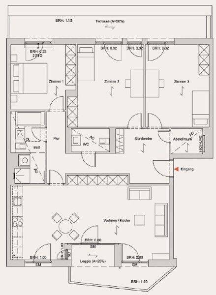 Schöner Wohnen: individuelle 4-Zimmer Wohnung im Erstbezug – Leipzig – Vorschaubild 5