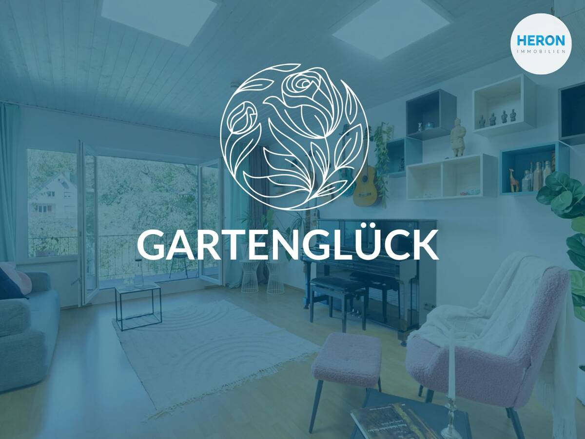 GARTENGLÜCK - Helle 3-Zimmer-Wohnung mit West-Balkon und Garten in Stuttgart-Obertürkheim – 70329 Stuttgart – Bild 1 von 7