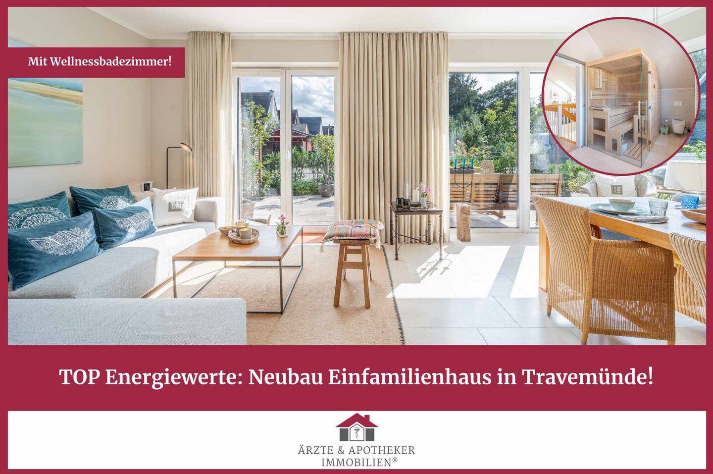 TOP Energiewerte: Neubau Einfamilienhaus in Travemünde!