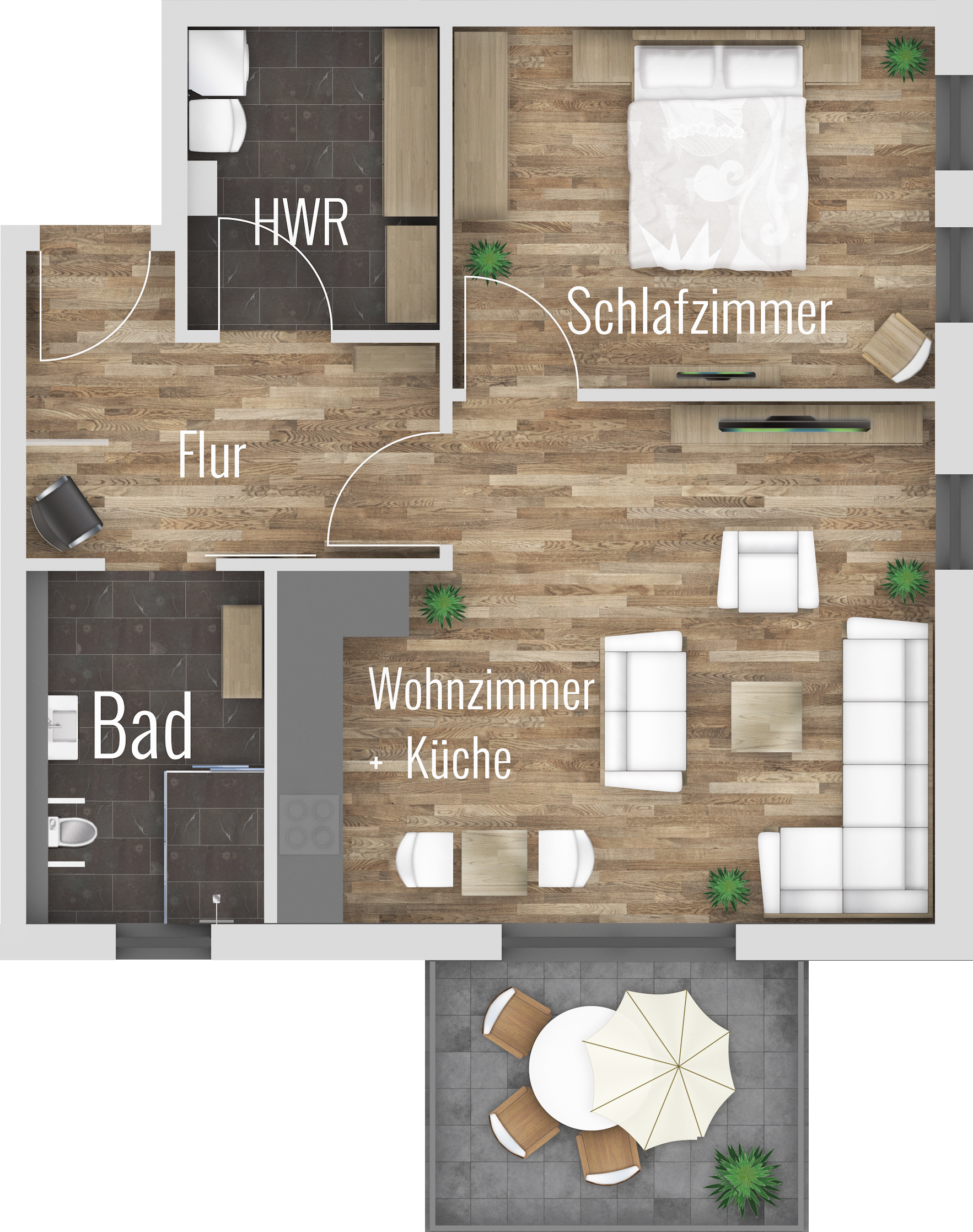 NEU Seniorengerechte 2 Raumwohnung