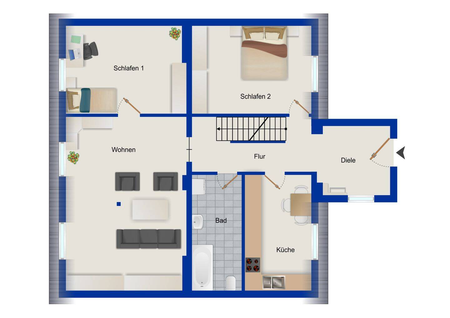 Unter Denkmalschutz: Attraktive 4-Zimmer-Maisonettewohnung in zentraler Lage von Köln-Ehrenfeld – Köln – Vorschaubild 8