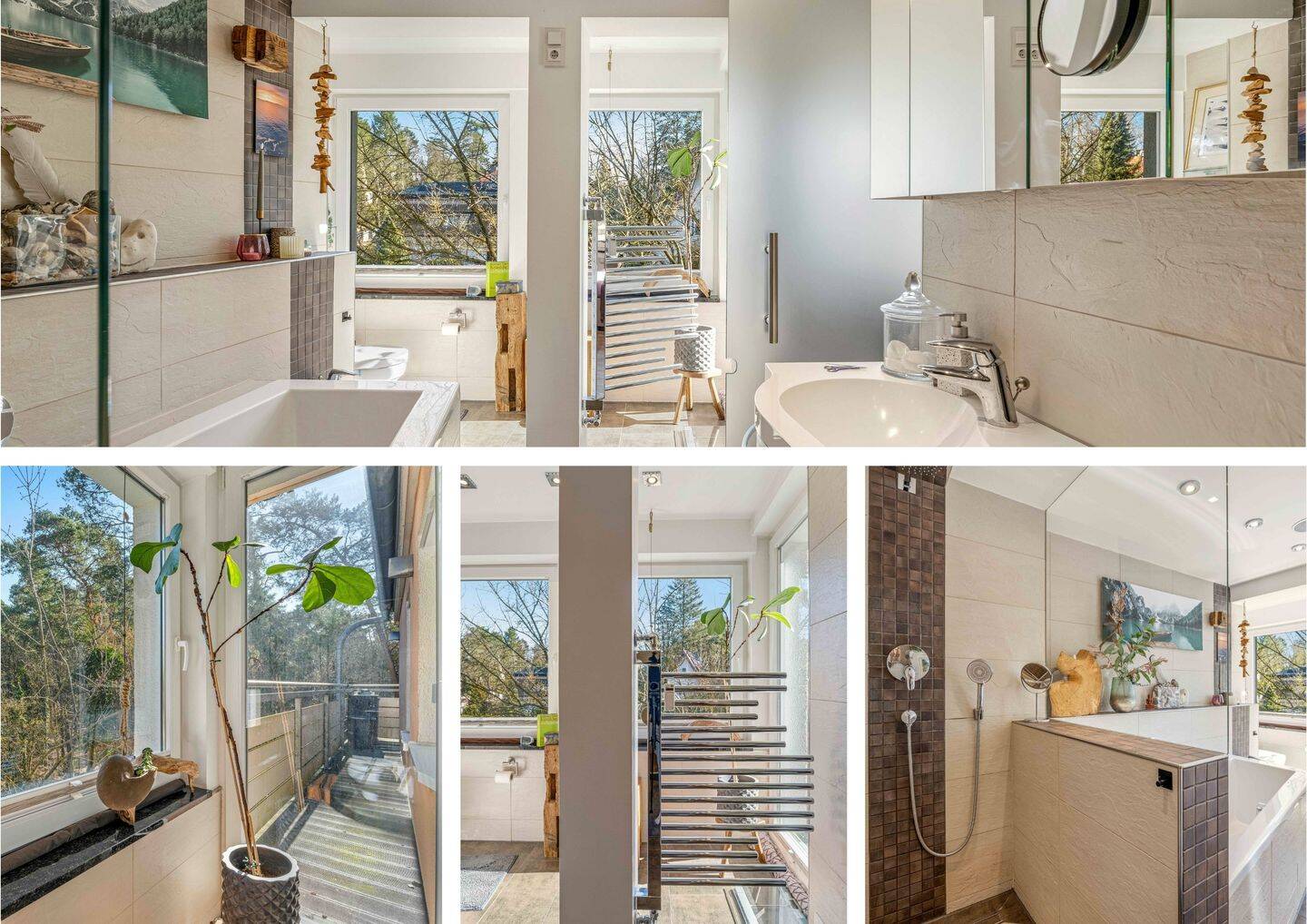5-Zimmer-Penthouse-Maisonette direkt am Tegeler Forst mit zwei Dachterrassen, Küche & Stellplätze – Berlin – Vorschaubild 9