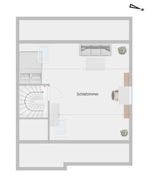 **Doppelhaushälfte mit schönem Garten und Garage in ruhiger Lage von Dortmund-Eving** – 44339 Dortmund – Vorschaubild 9