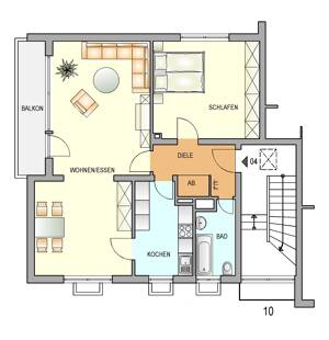 Frisch modernisiert mit Balkon in Remscheid-Lennep – 42897 Remscheid – Vorschaubild 3