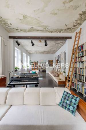 Exklusives Loft mit großem Salon, Balkon und Blick aufs Grüne nahe dem Arkonaplatz – 10119 Berlin – Vorschaubild 2