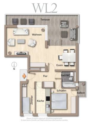 Gepflegtes und modernisiertes Penthouse | KAPITALANLAGE! PROVISIONSFREI – 85764 Oberschleißheim – Vorschaubild 2