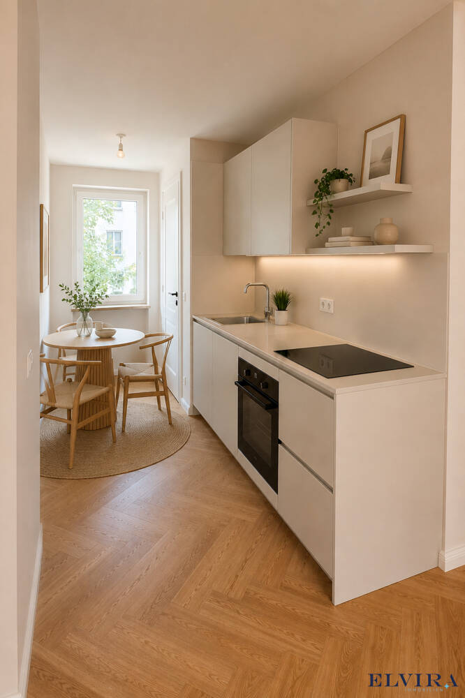 ELVIRA - Schwabing-West BESTLAGE schöne 3-Zimmer-Wohnung mit Balkon und Lift, vollständig renoviert – München – Vorschaubild 5