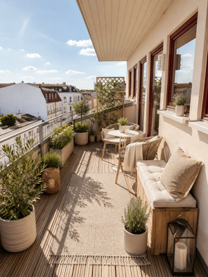 schöne 4- Raumwohnung mit Dachterrasse, Vollbad mit Eckbadewanne und Laminat