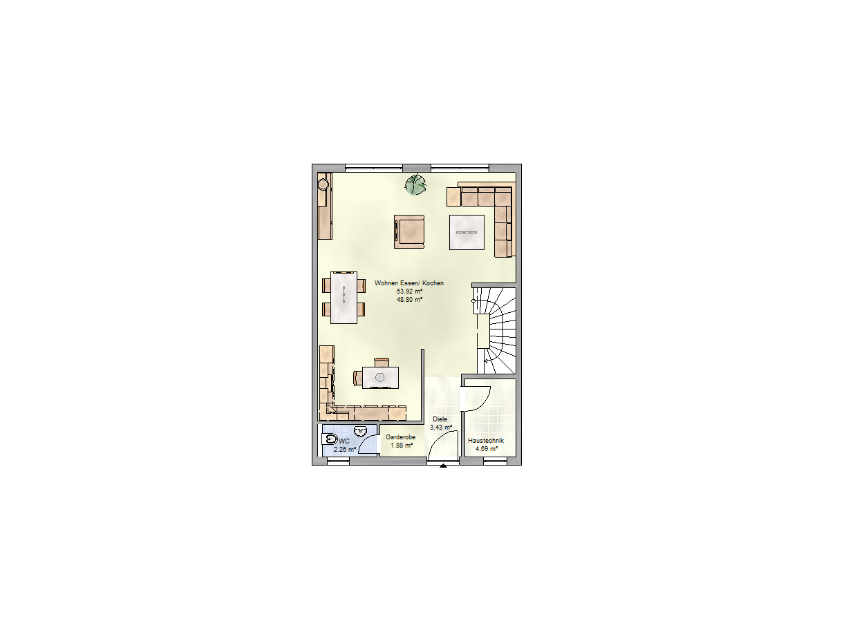 Bobenheim-Roxheim RH Neubau im gewachsenen Wohngebiet ab 479.000 € mit Grundstück – Bobenheim-Roxheim – Vorschaubild 3