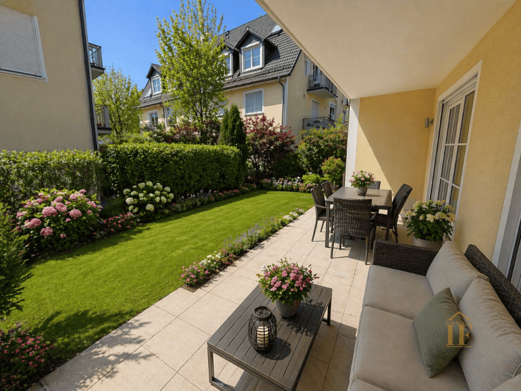 Großzügige Maisonette-Wohnung mit eigenem Garten in grüner Lage