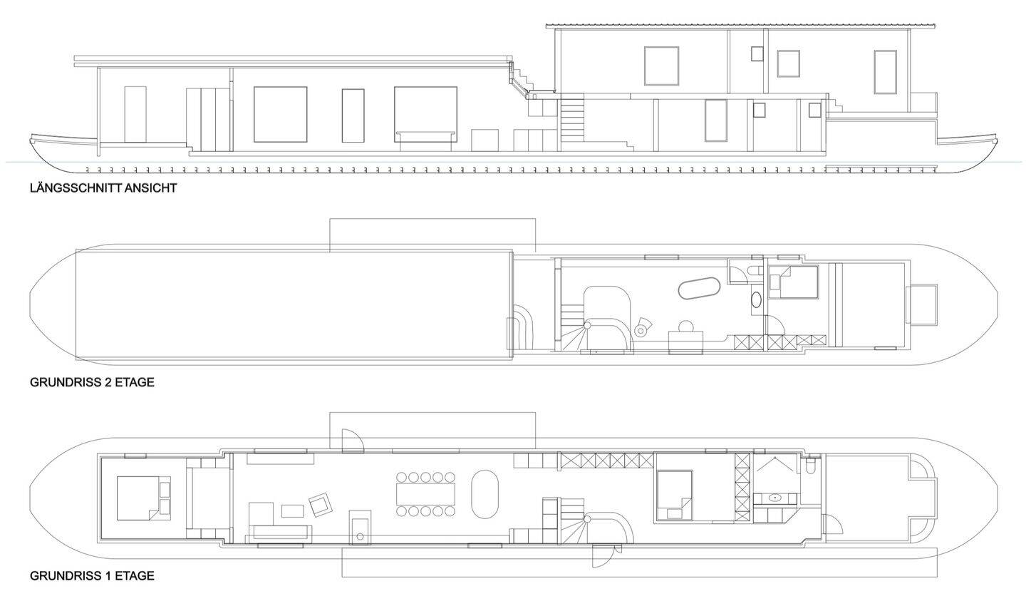 Großzügiges Hausboot zum Selbstausbau – Berlin – Vorschaubild 6