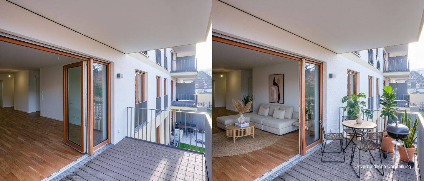 Moderne 4-Zimmer-Wohnung mit Balkon und gehobener Ausstattung in zentraler Lage – Köln – Vorschaubild 3