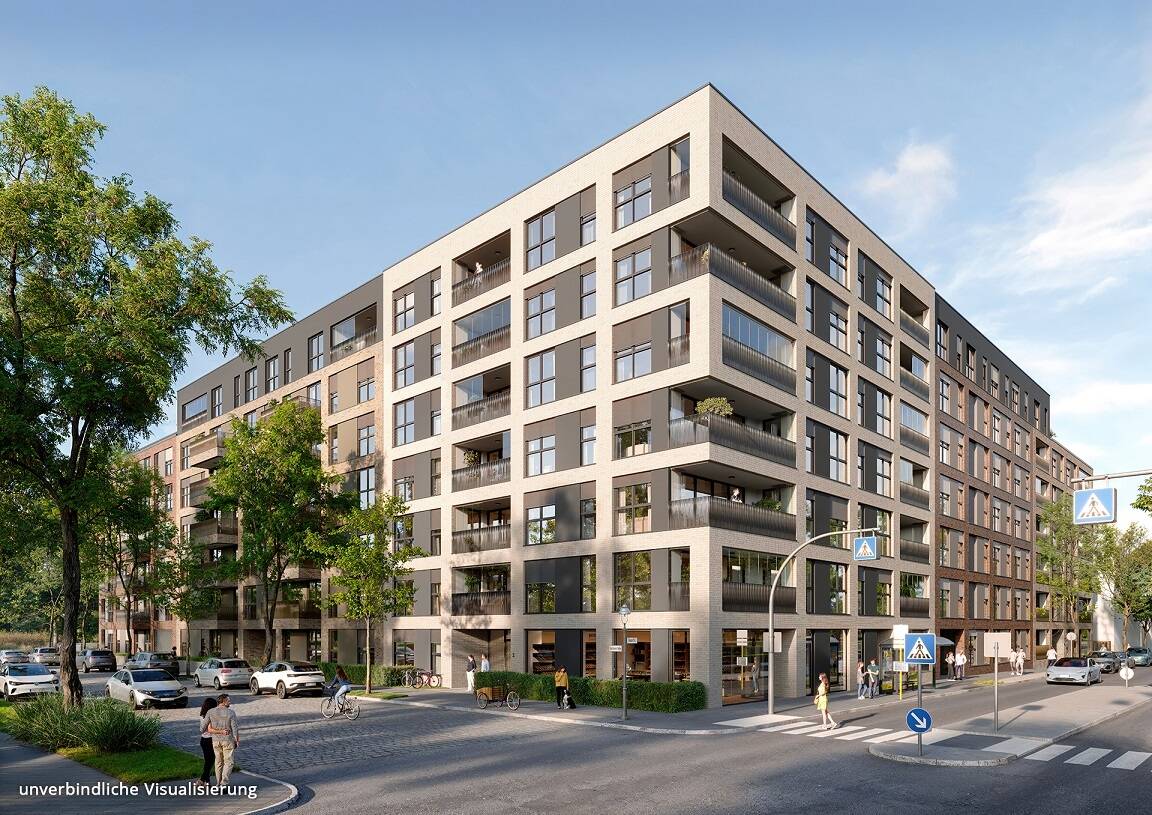Barrierefreie 2-Zimmer-Wohnung mit ca. 59 m² samt Dusche und Balkon