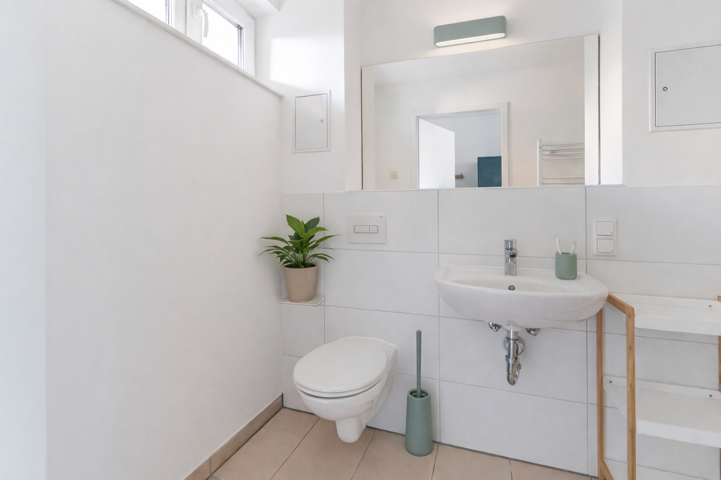 Ankommen, wohlfühlen, studieren: Exklusives Design-Apartment |möbliert|Fahrstuhl |Unilage|Dachgarten – Magdeburg – Vorschaubild 7
