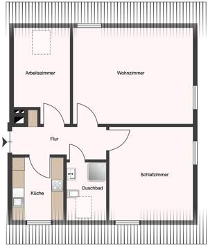 Kapitalanlage - 2,5 - Zimmer - Eigentumswohnung in schöner Lage von Groß Flottbek – 22607 Hamburg – Vorschaubild 5