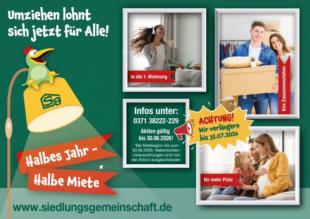 Kurze Wege und schöne Aussicht-3 -Zimmer- Kaßberg-Wohnung – Chemnitz – Vorschaubild 9