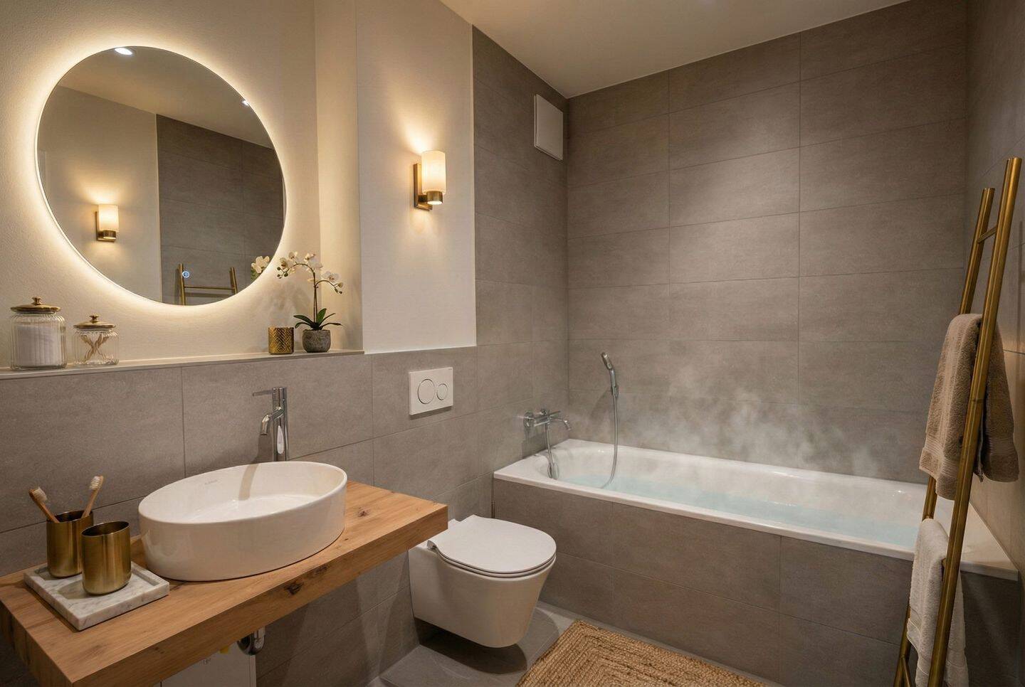 3-Zimmer-Wohnung in südlicher Ausrichtung mit hochwertigen Badezimmern und Balkon – Haar – Vorschaubild 6