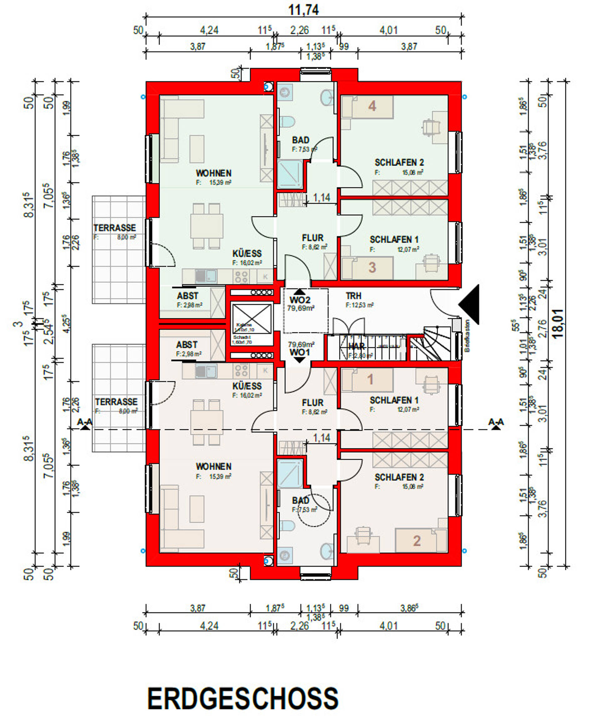 Etagenwohnung in 49593 Bersenbrück mit 79,78 m² kaufen