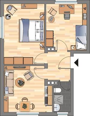 2-Zimmer-Wohnung in Wilhelmshaven City – 26389 Wilhelmshaven – Vorschaubild 6