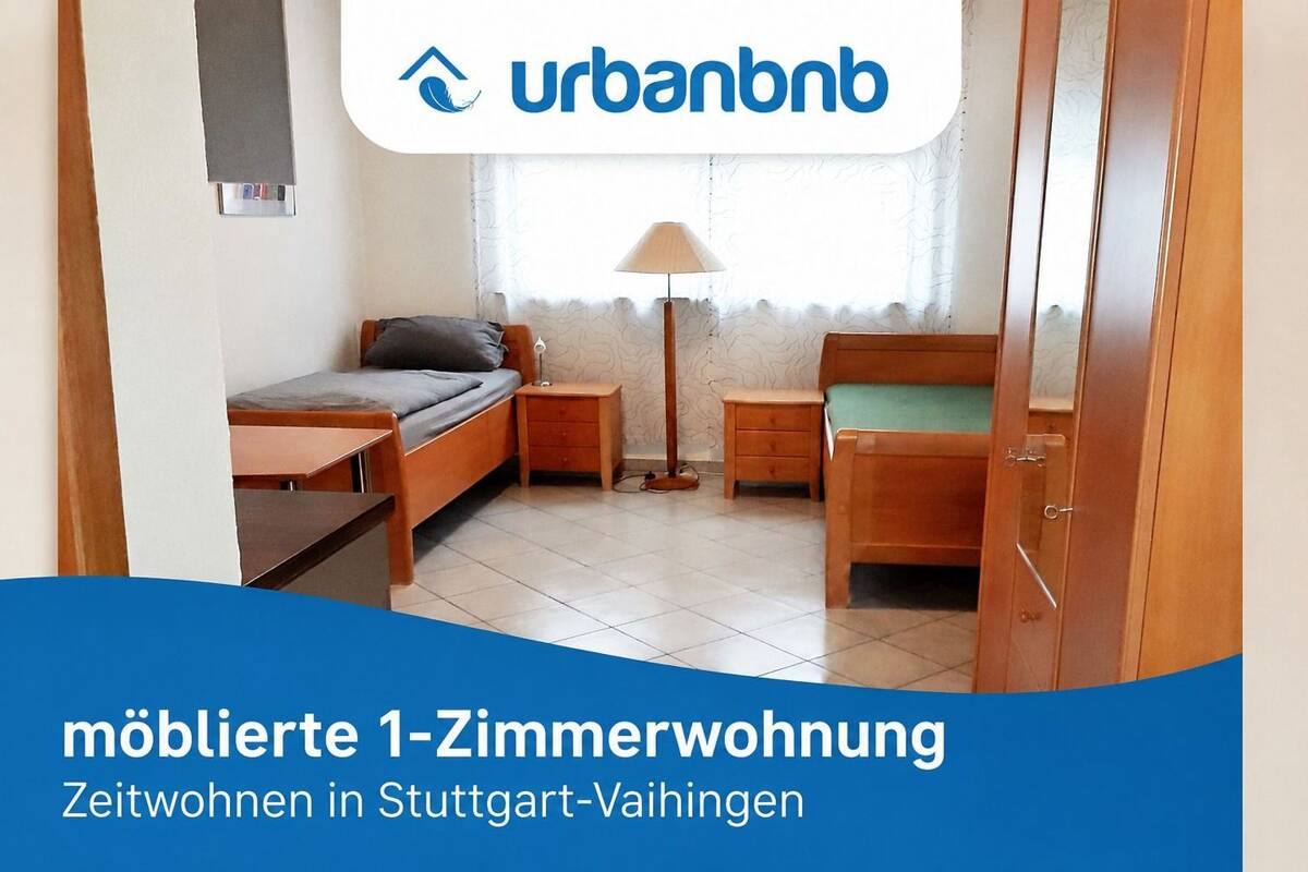 Apartment Stuttgart-Vaihingen ab 1 Monat auf Zeit mieten – 70565 Stuttgart – Bild 1 von 9