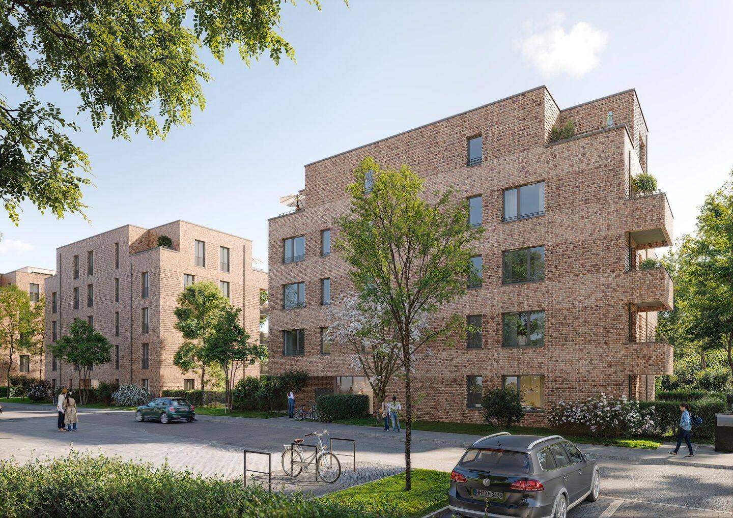 Ein Zuhause mit Zukunft: Große 3-Zimmer-Wohnung im Neubauprojekt Beke Quartier – Hamburg – Vorschaubild 2