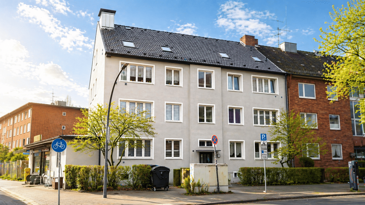 Attraktives Mehrfamilienhaus in Toplage - Direkt an der Horner Rennbahn – 22111 Hamburg – Bild 1 von 9