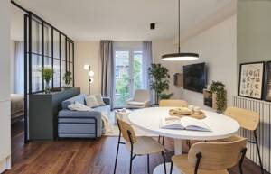 HAVENS LIVING: Kategorie Spacious, 1,5 Zimmer vollmöbliertes Apartment Design ZEN – 22769 Hamburg – Vorschaubild 2