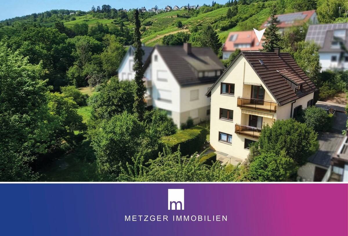 MFH mit viel Platz & Möglichkeiten: Zwei 3,5-Zi.-Whg. & eine 2 Zi.-Whg. + Garten in Aussichtslage – 70329 Stuttgart – Bild 1 von 4