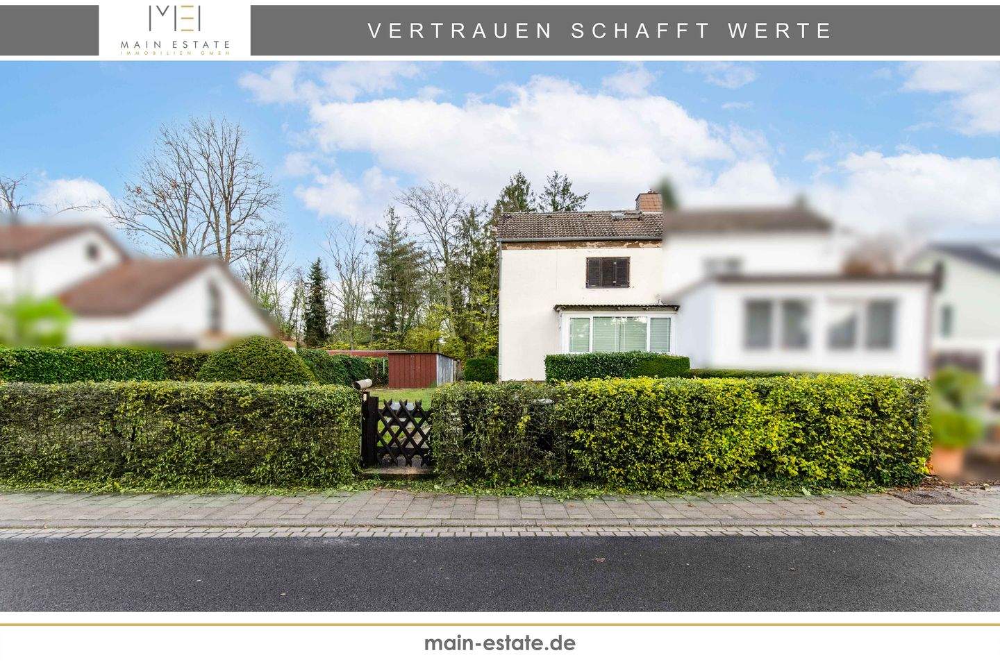 Ausbau- und Neubaupotenzial - Doppelhaushälfte mit weitläufigem Grundstück – Neu-Isenburg – Bild 1 von 8