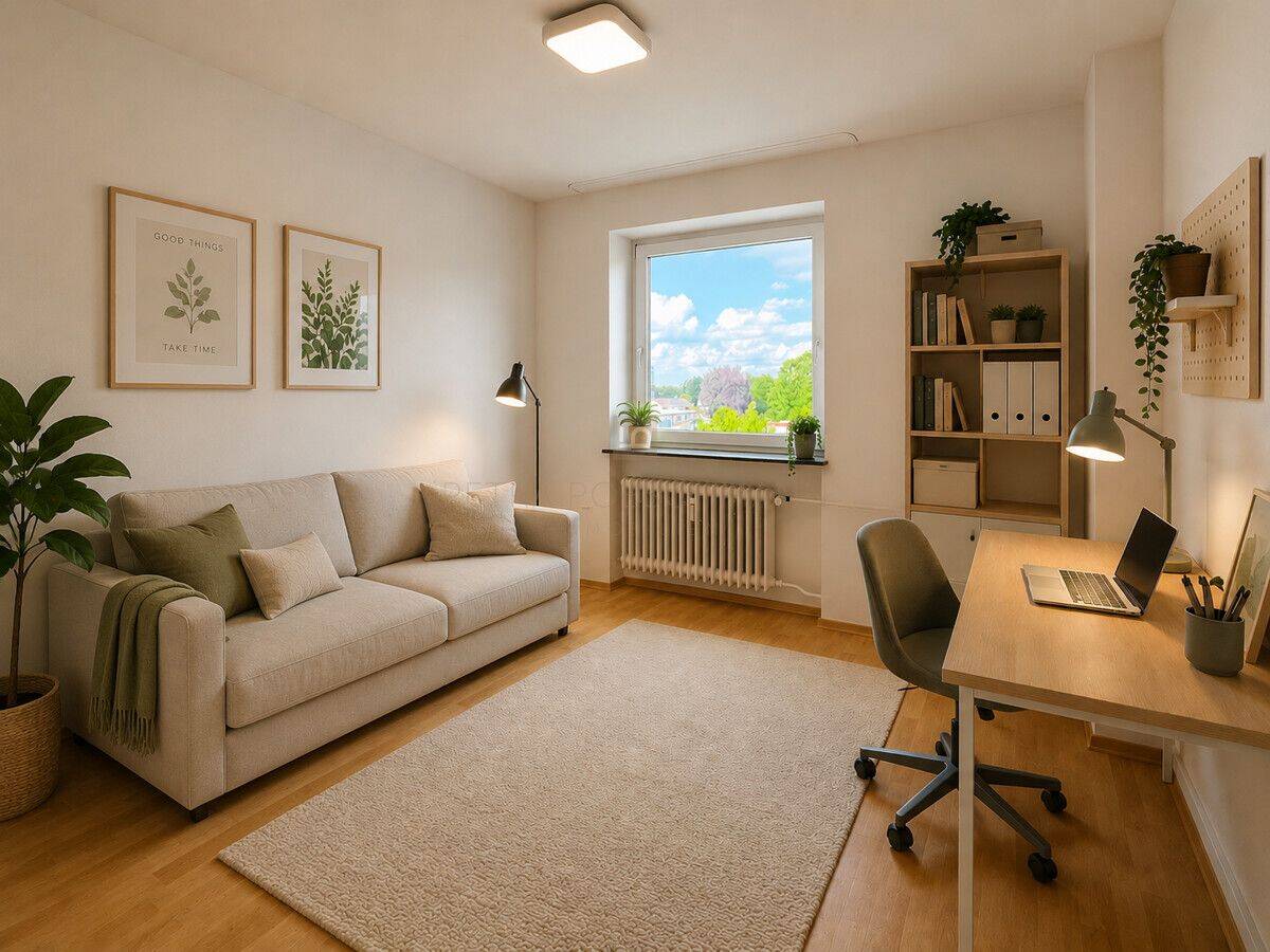 Bezugsfertige 3 ZKB mit Balkon, 4. OG, Münchenerstraße, IN-Süd zw. IN-City und Hbf, frisch renoviert – Ingolstadt – Vorschaubild 4