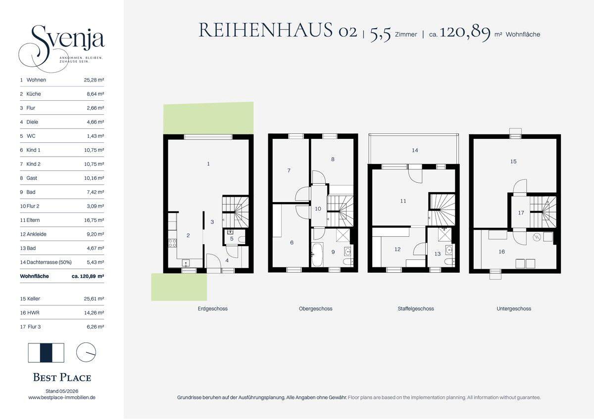 Das perfekte Familiendomizil mit exzellenten Energiewerten, attraktiver Dachterrasse, Tageslichtbad und Ankleidezimmer – Hamburg – Vorschaubild 3