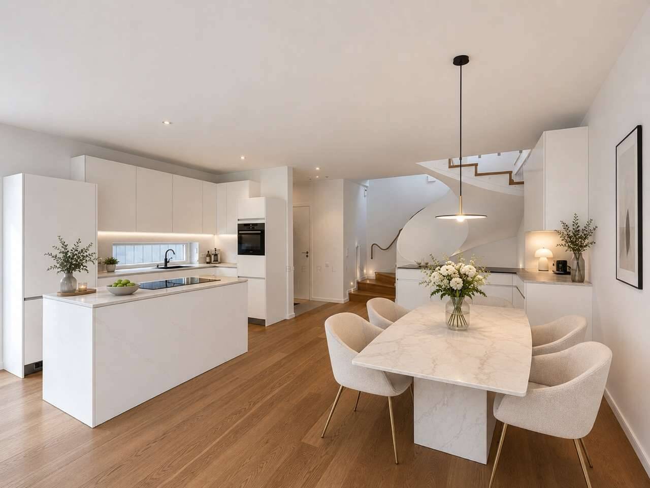 Exklusives Townhouse in Grunewald: 190 m² Wohnluxus mit 360°-Dachterrasse & separatem Zugang – Berlin – Vorschaubild 3
