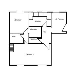 Renovierte Dreieinhalb-Zimmer-Maisonette-Wohnung in Hamburg-Bergedorf – 21029 Hamburg – Vorschaubild 2
